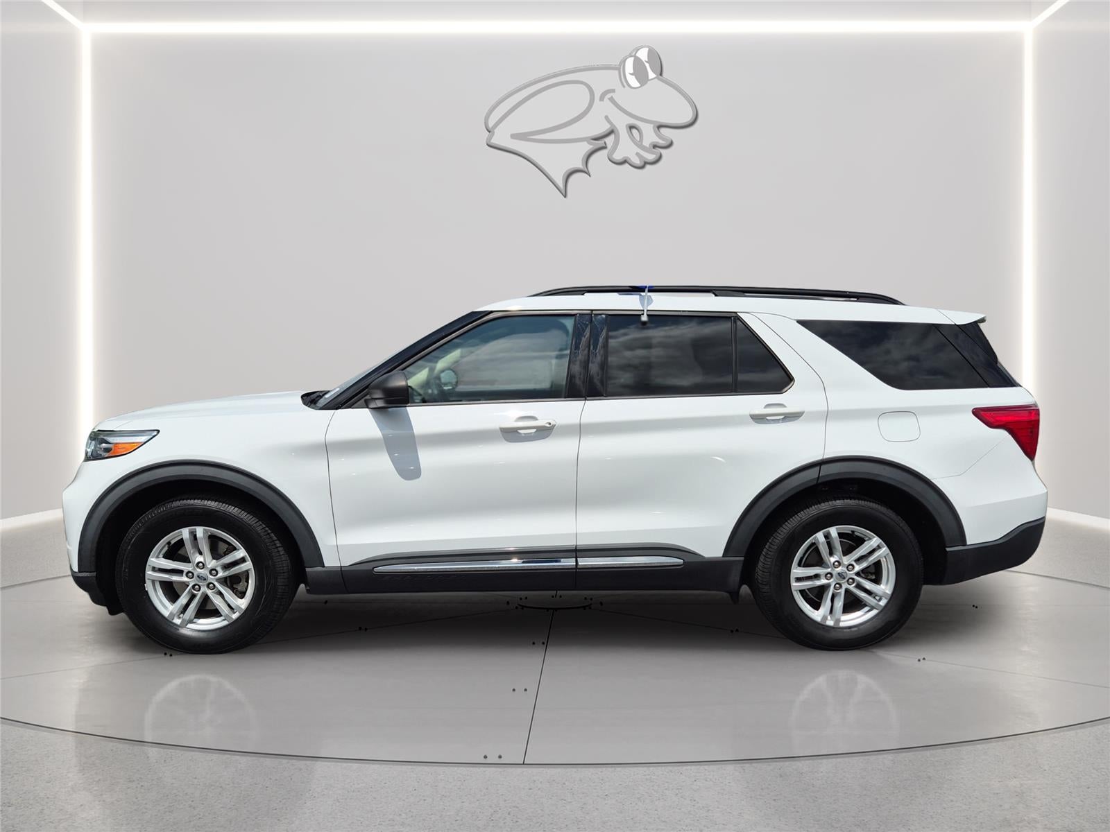 2020 Ford Explorer — rear three-quarter view