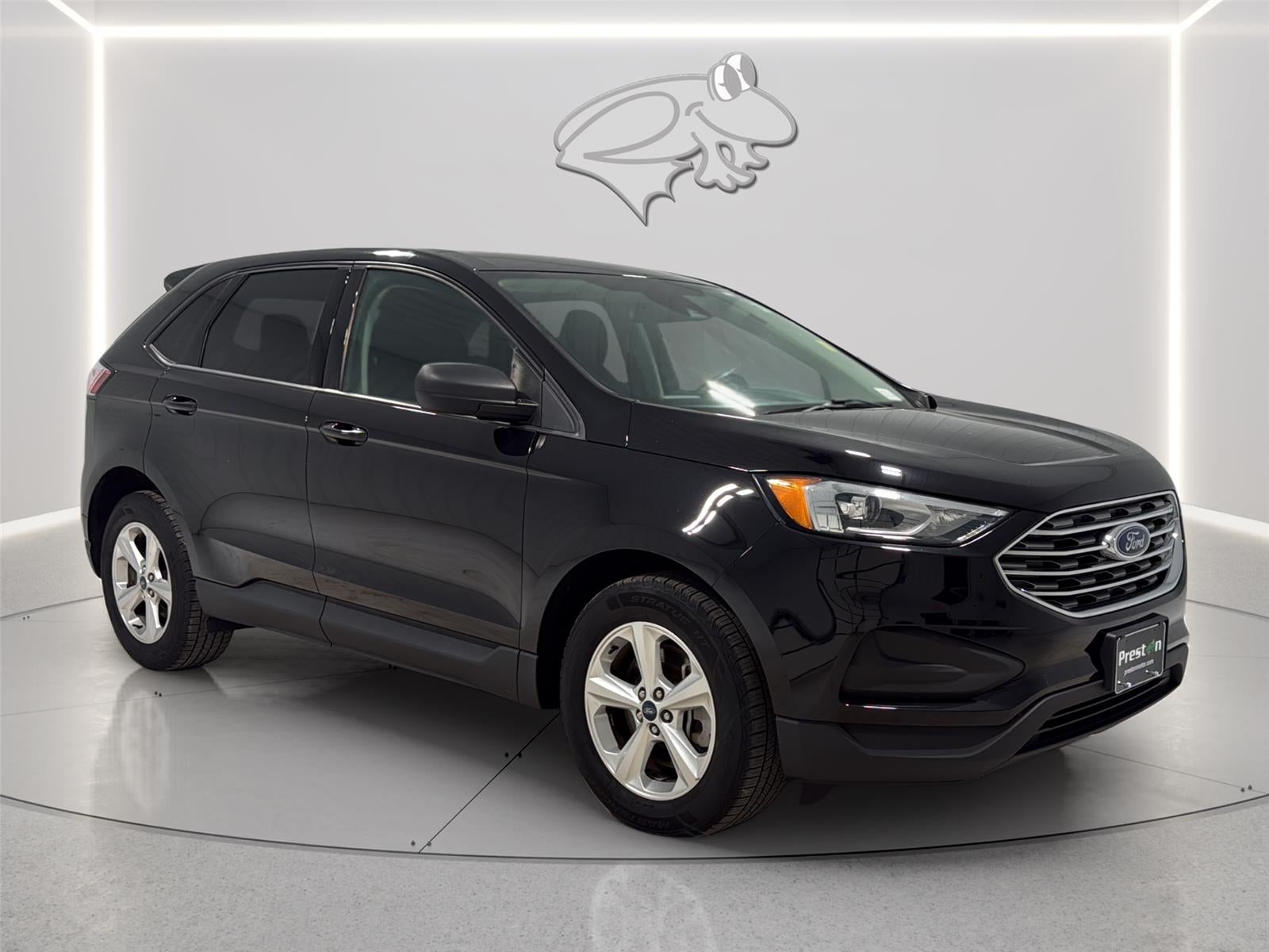 2021 Ford Edge — rear three-quarter view
