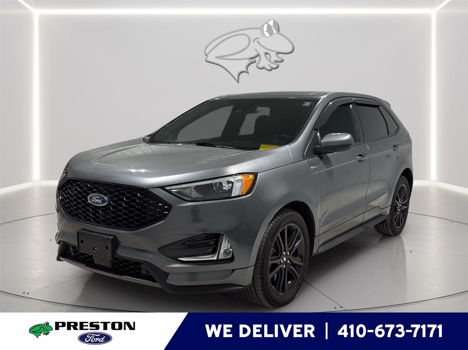2022 Ford Edge ST-Line in Carbonized Gray — front three-quarter view