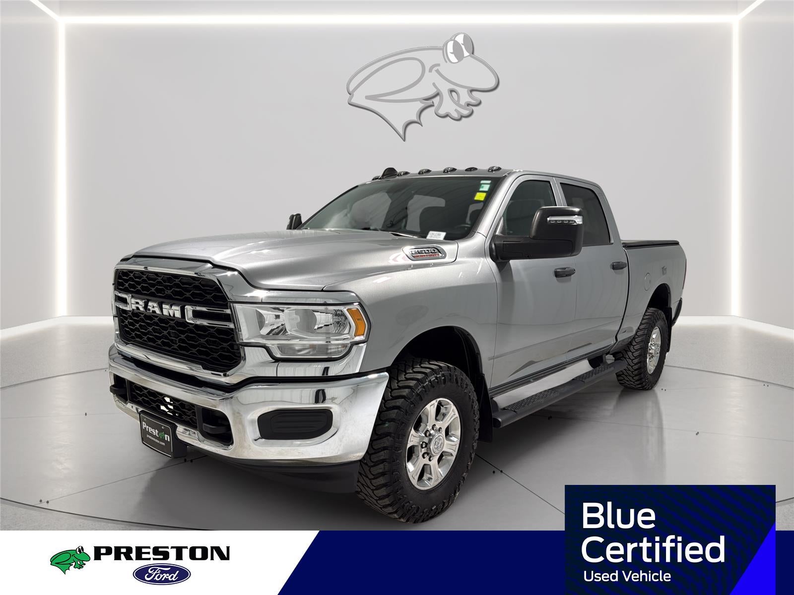 2024 RAM 2500 Tradesman in Billet Silver Metallic Clearcoat — front three-quarter view