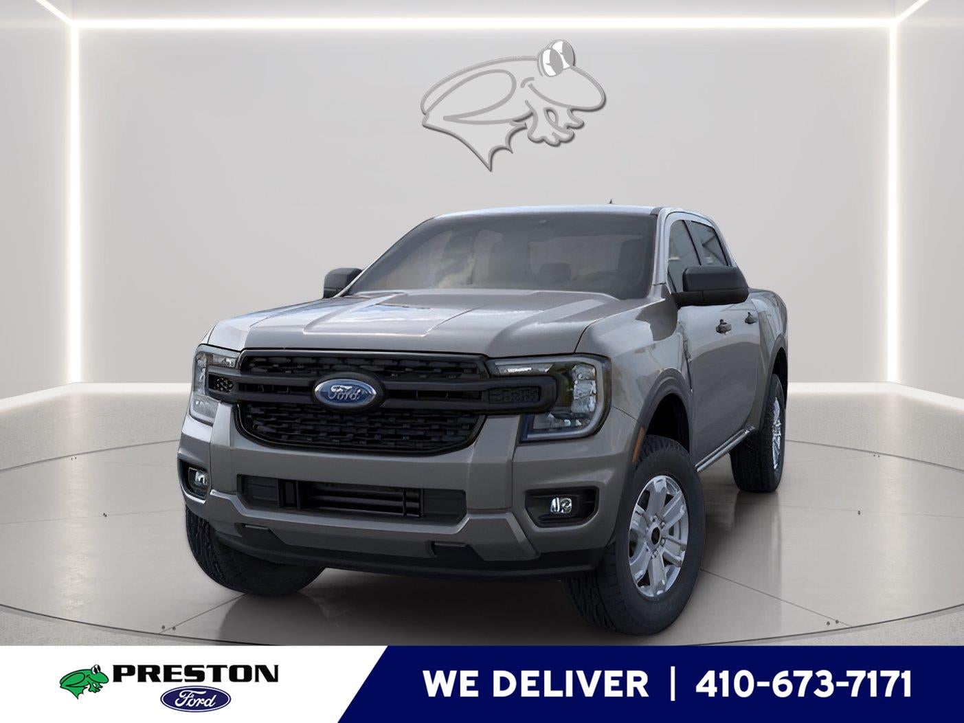 2026 Ford Ranger XL in Carbonized Gray Metallic — front three-quarter view