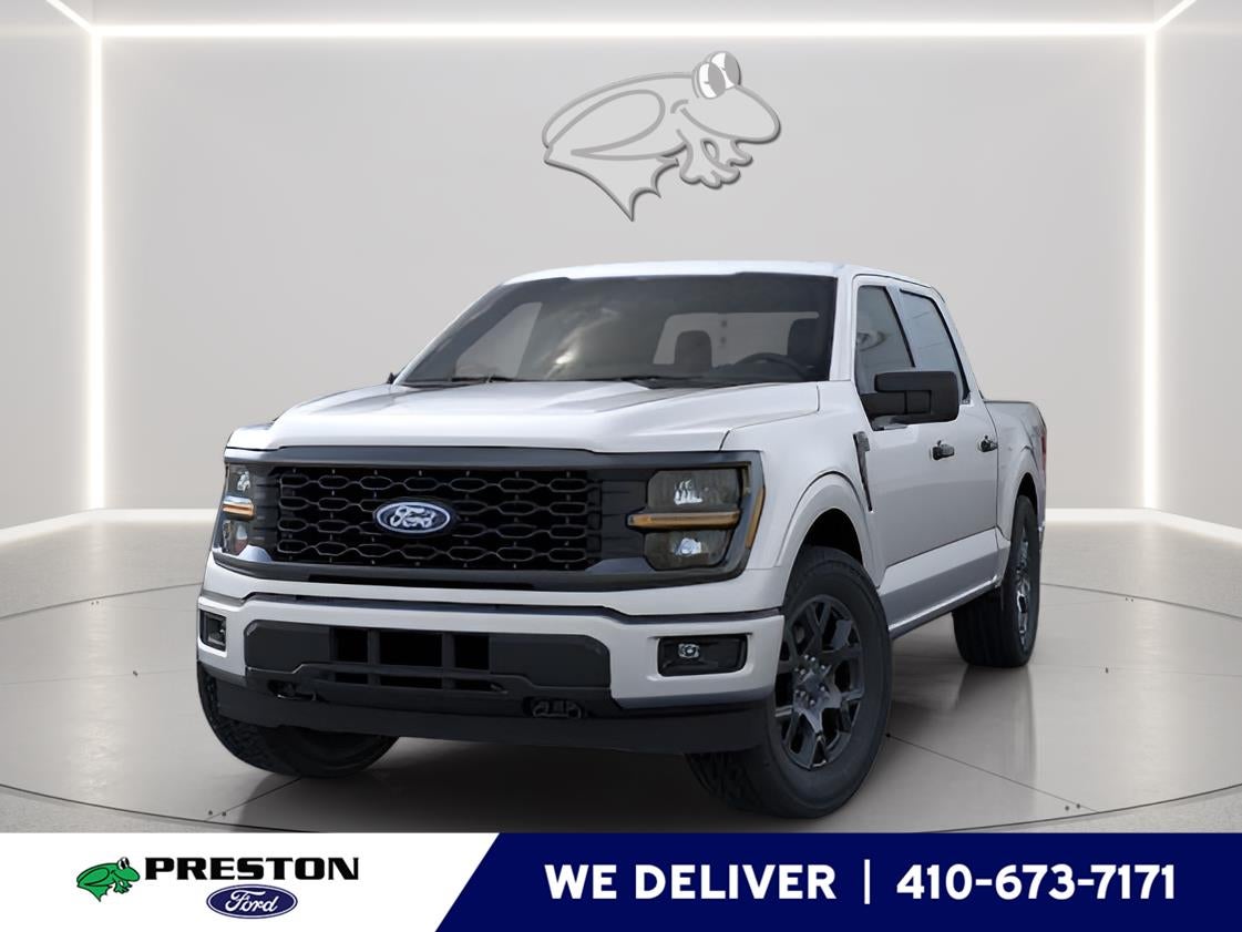 2026 Ford F-150 Stx in Iconic Silver — front three-quarter view