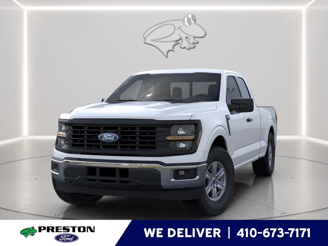 2026 Ford F-150 XL in Oxford White — front three-quarter view