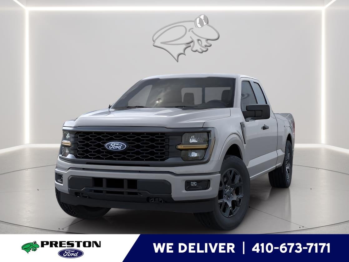 2026 Ford F-150 STX in Avalanche — front three-quarter view