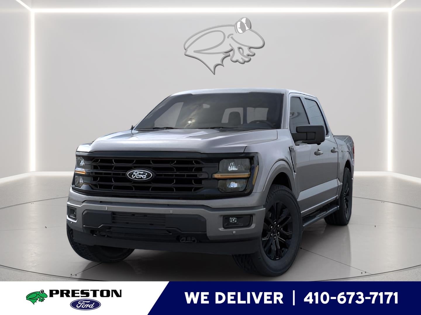 2026 Ford F-150 XLT in Carbonized Gray Metallic — front three-quarter view
