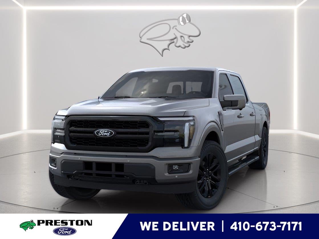 2026 Ford F-150 LARIAT in Carbonized Gray — front three-quarter view