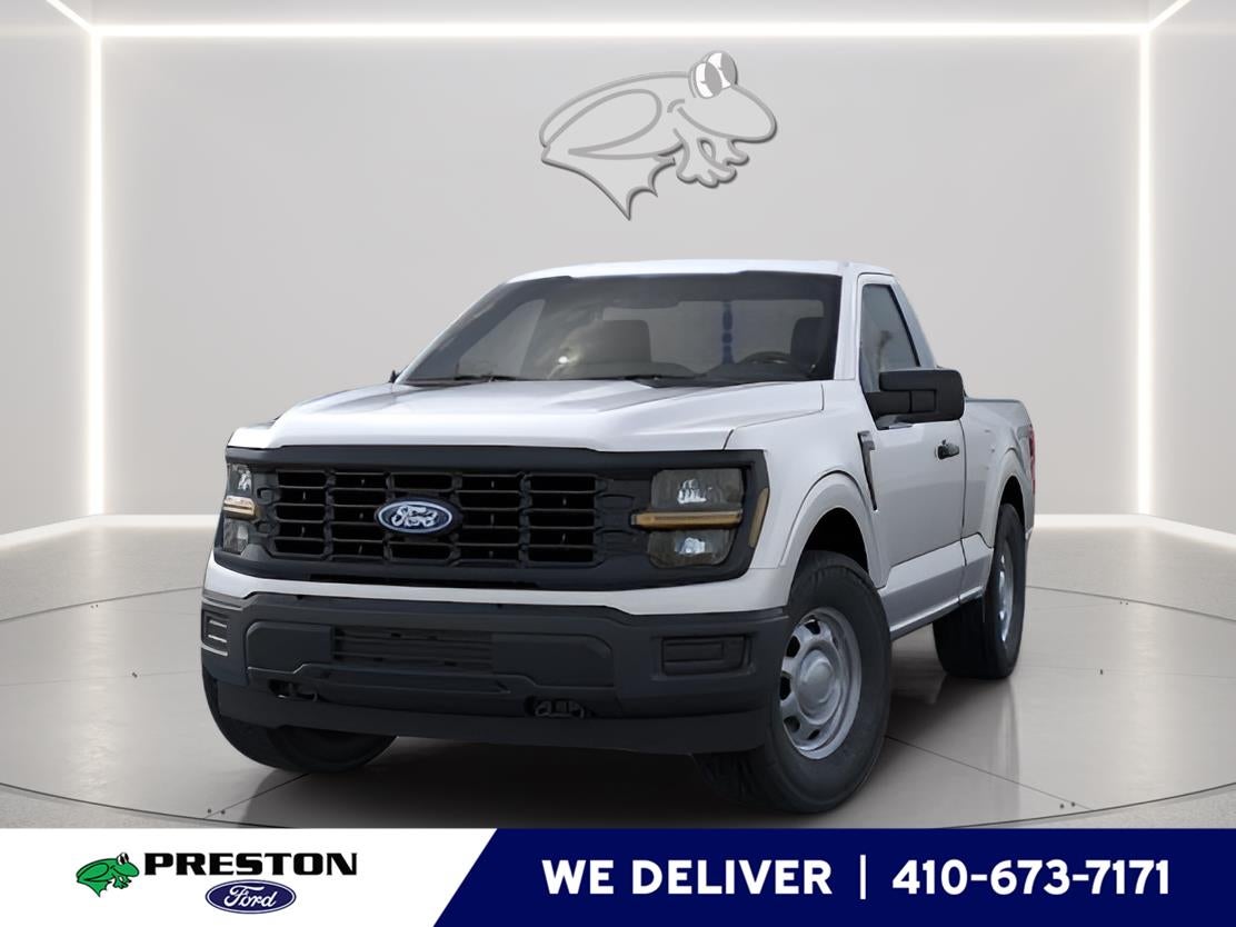 2026 Ford F-150 XL in Iconic Silver — front three-quarter view