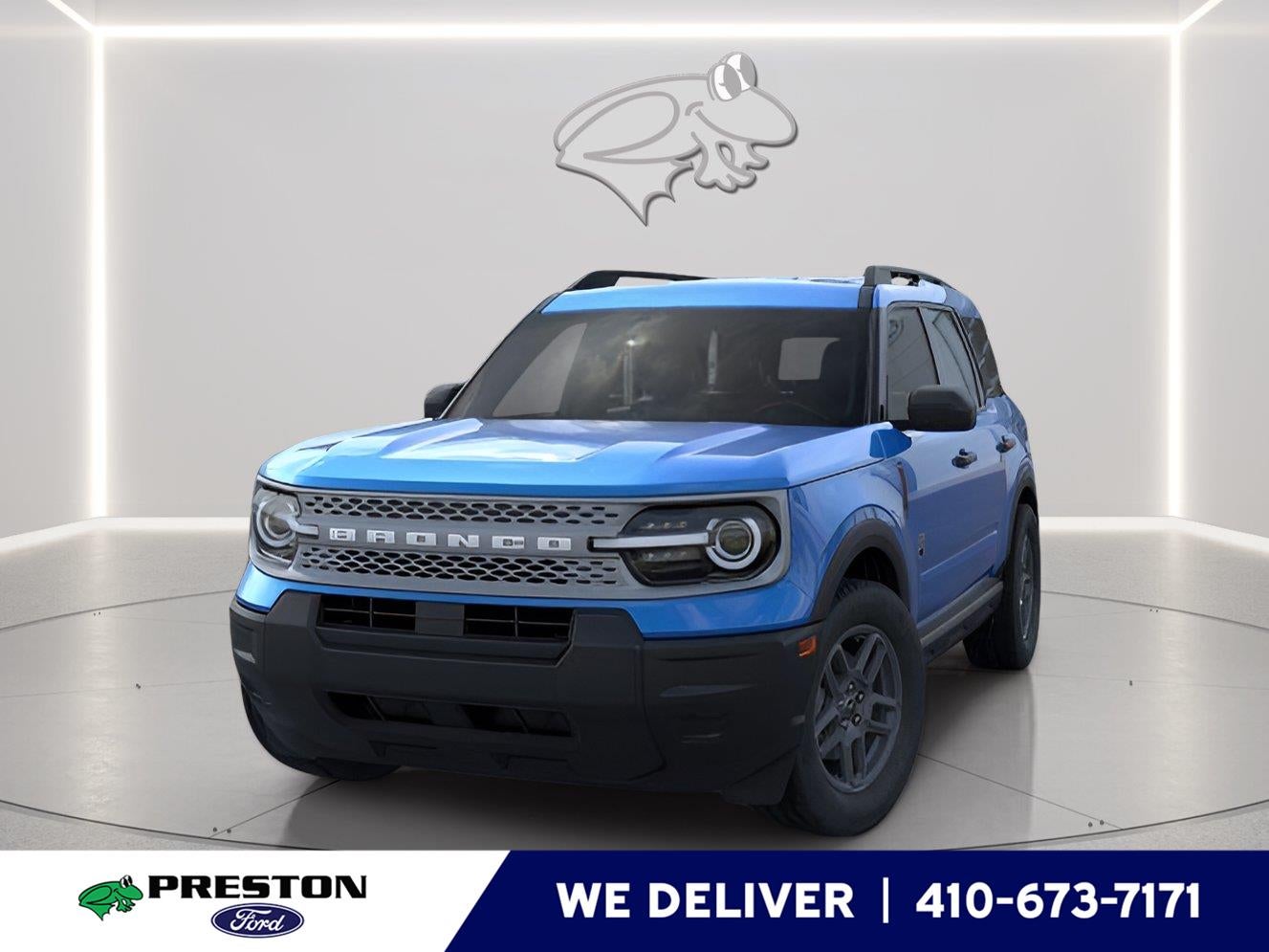 2026 Ford Bronco Sport Big Bend in Velocity Blue — front three-quarter view