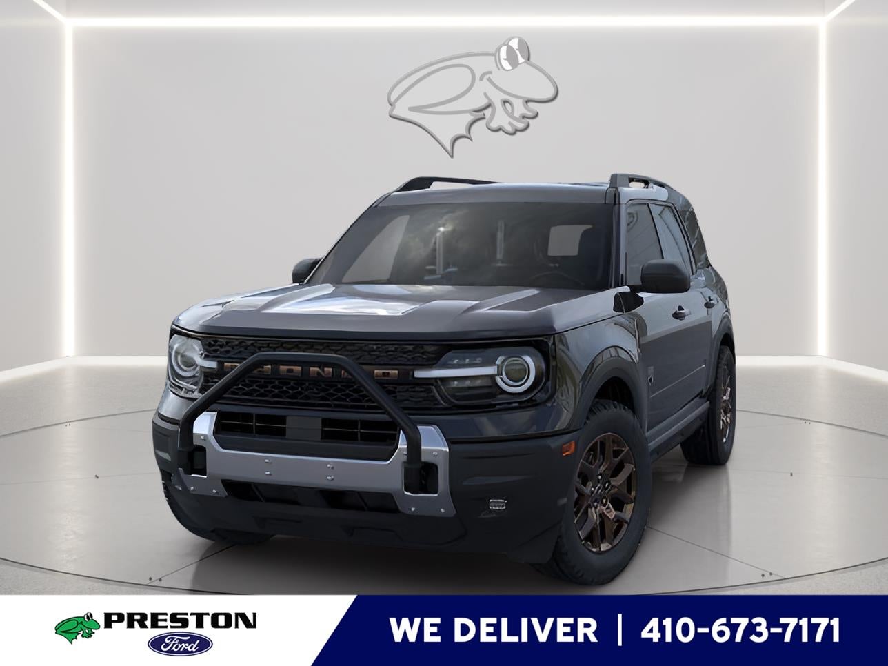 2026 Ford Bronco Sport Big Bend in Shadow Black — front three-quarter view