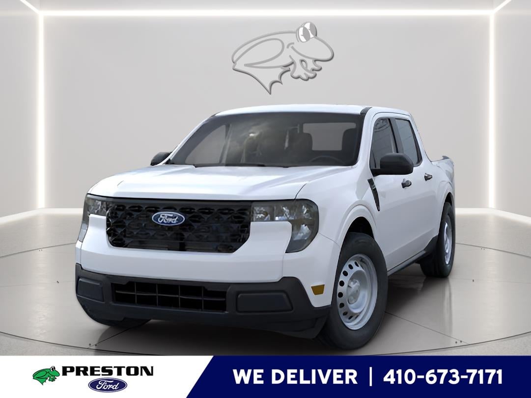 2026 Ford Maverick XL in Oxford White — front three-quarter view