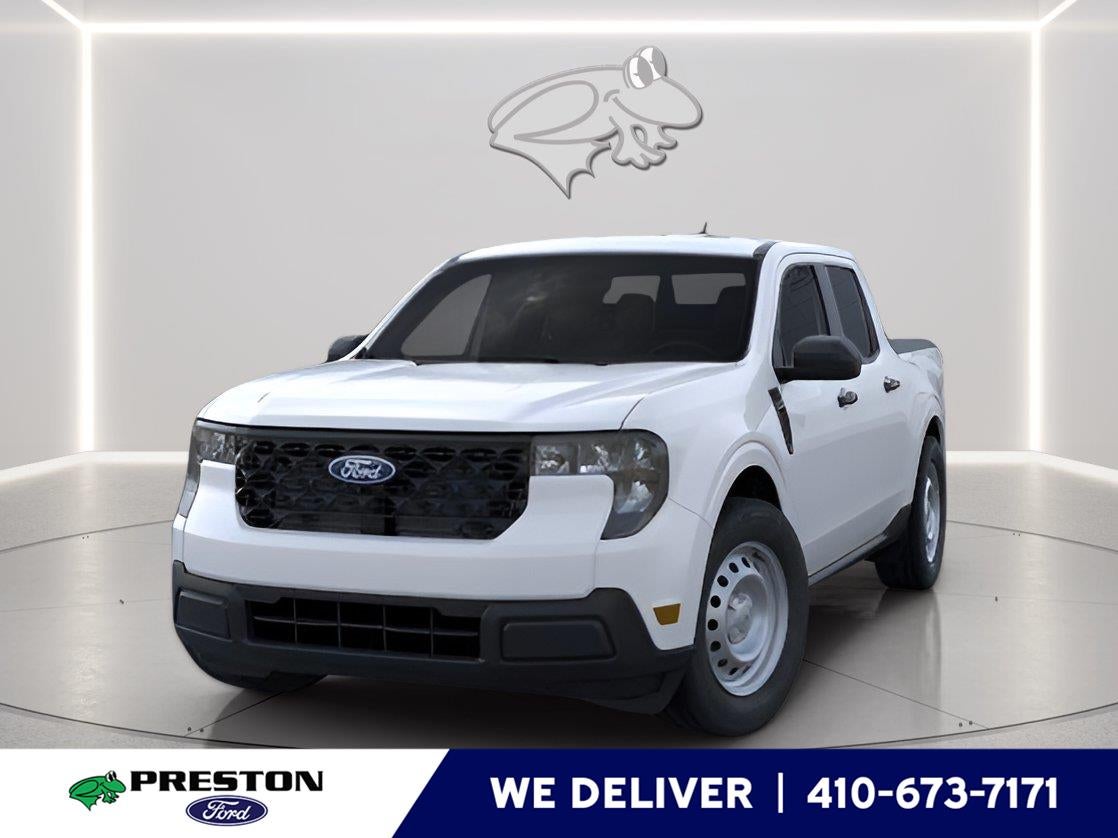 2026 Ford Maverick XL in Oxford White — front three-quarter view