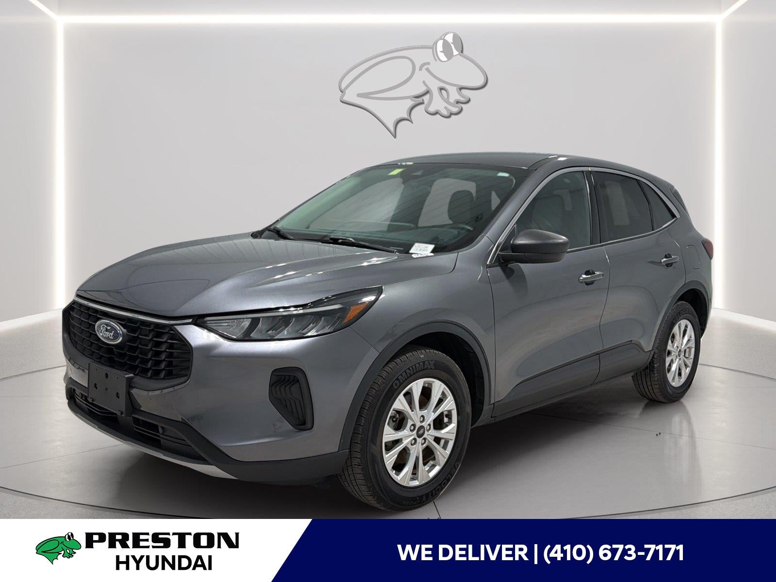 2023 Ford Escape Active in Carbonized Gray — front three-quarter view